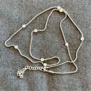 Brighton Long Meridian Swarovski Crystal Petite Necklace 34-36” Retail $138